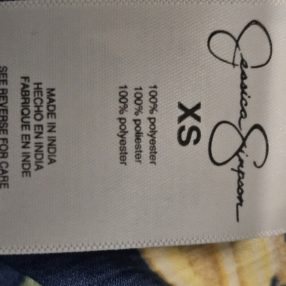 Jessica Simpson Davina Cut Silk Floral Mini Dress Size XS NWT - Picture 12 of 13